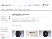 Tablet Screenshot of poele-granule.com